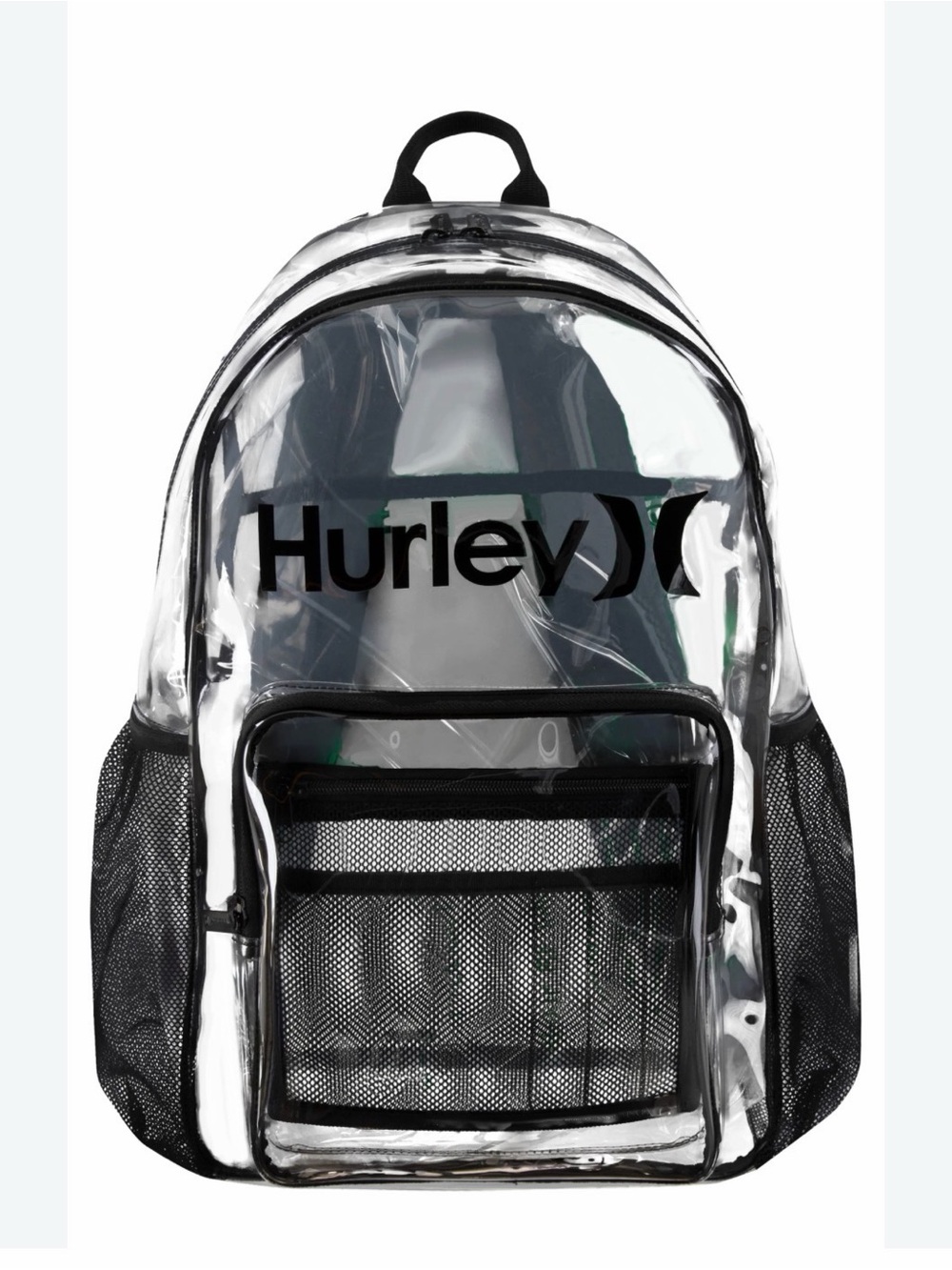 Hurley Clear Backpack with Black Accents